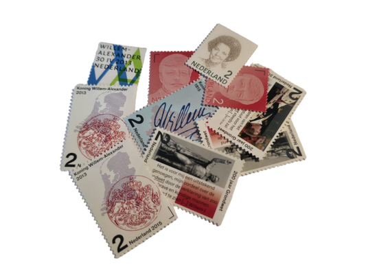 Postzegels aanduiding '2' binnen NL 2025 gewicht 21-50 gram